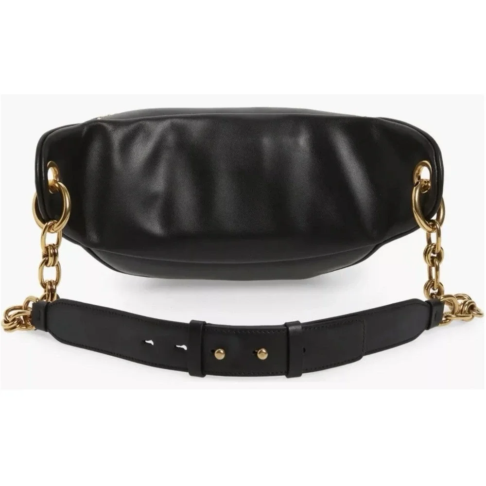 Salvatore Ferragamo Leather & Jacquard Belt Bag, Fanny, Luxury, Authentic $1500!